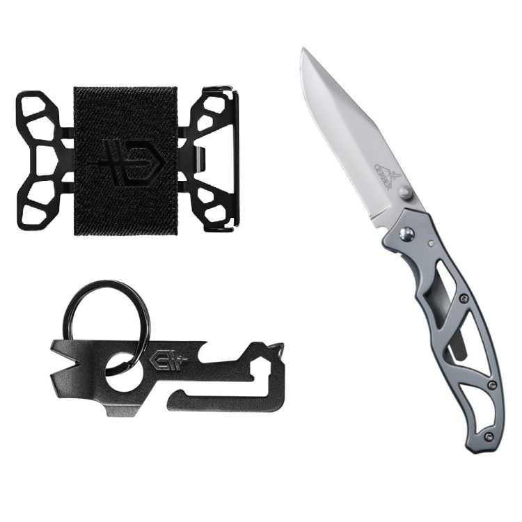 Set nůž Paraframe I + Multi-tool Mullet + Peněženka Barbill, Gerber