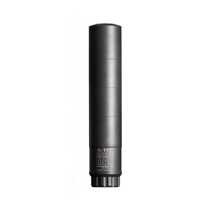Tlumič Marksman AI Edice, na úsťovou brzdu Accuracy International, pro  ráže do .338 (8,5 mm), A-TEC
