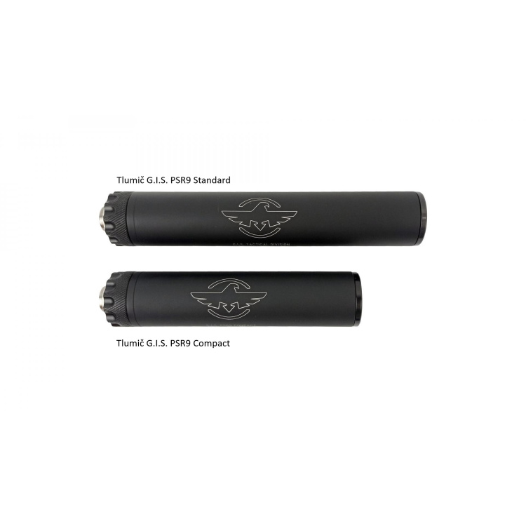 Tlumič PSR9 Standard, pro pistole ráže do 9 mm Luger, G.I.S.