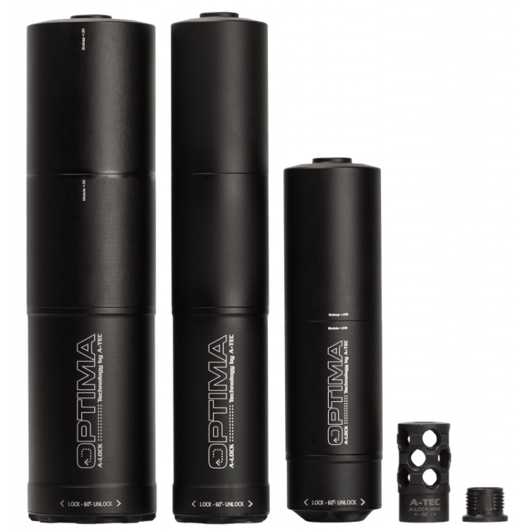Modulový tlumič Optima 60, pro ráže do .30 (7,62 mm), A-TEC