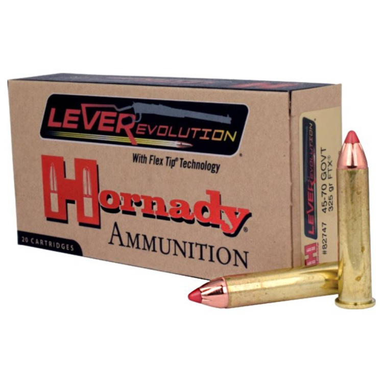 Puškové náboje 45-70 Govt., Lever Evolution, FTX, 325 gr, 20 ks, Hornady