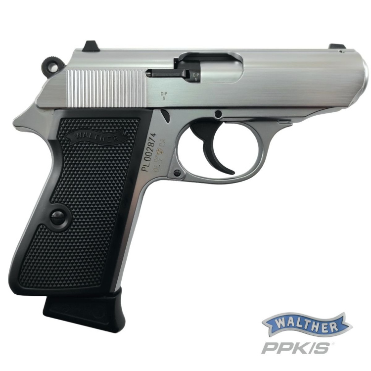 Pistole Walther PPK/S, 22 LR, nikl