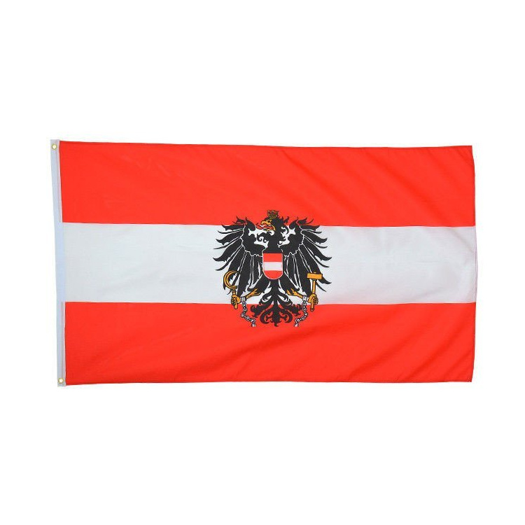 Vlajka Rakousko 90 x 150cm, Mil-Tec