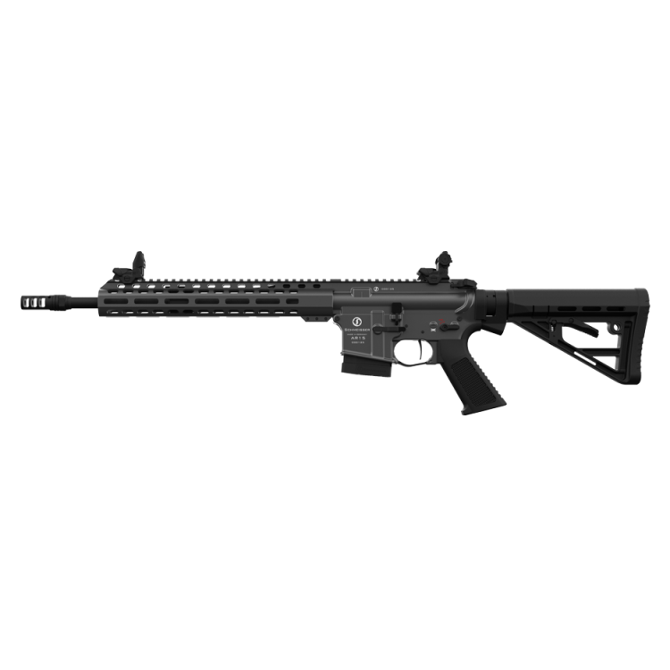 Samonabíjecí puška Schmeisser AR15 Dynamic L, 223 Rem, 14,5″
