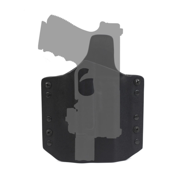 Kydexové opaskové pouzdro pro Glock 17/19 se svítilnou Surefire X300/X400, Warrior