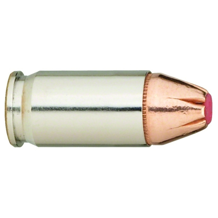 Pistolové náboje 9 mm Browning Court Critical Defence FTX, 90 gr, 25 ks, Hornady