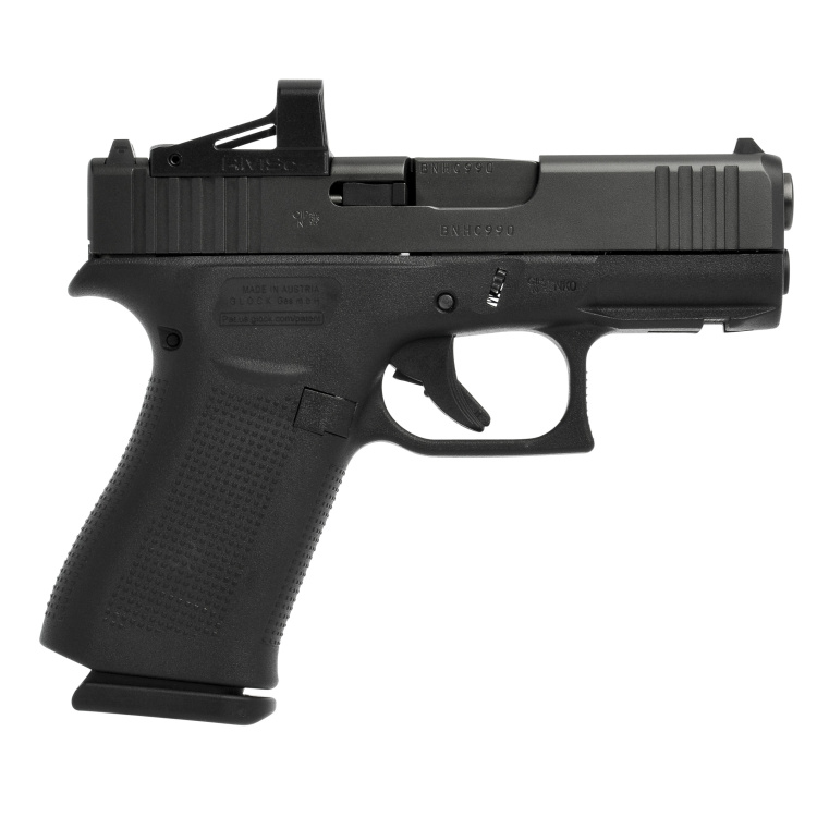 Pistole Glock 43X MOS, 9 mm Luger, svítilna Streamlight TLR-7 Sub, kolimátor RMSc Shield Optic