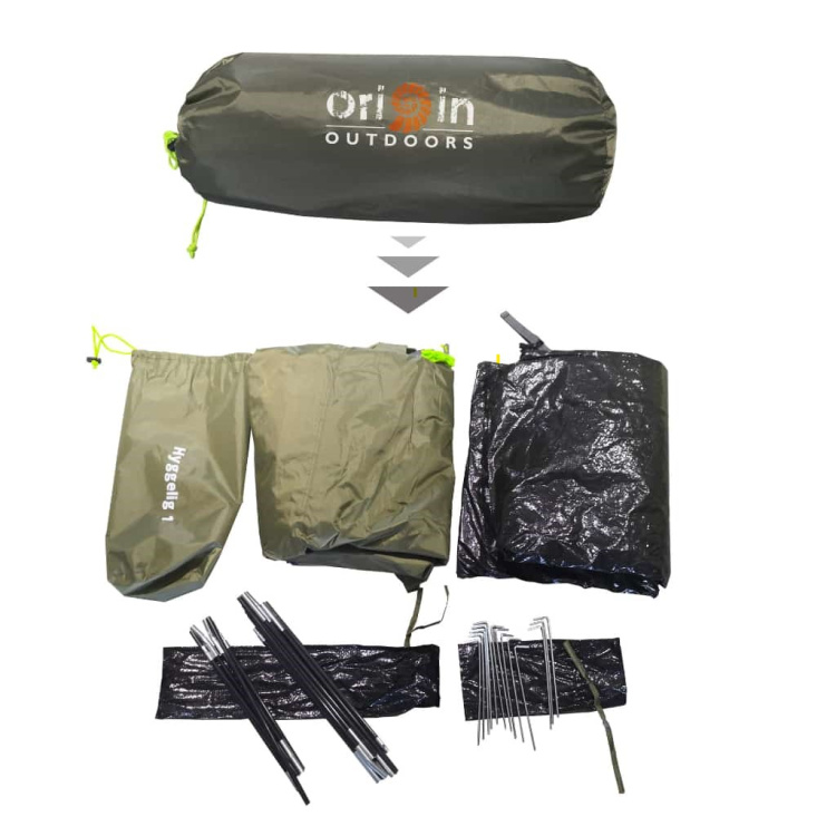 Stan Hyggelig pro jednu osobu, Origin Outdoors