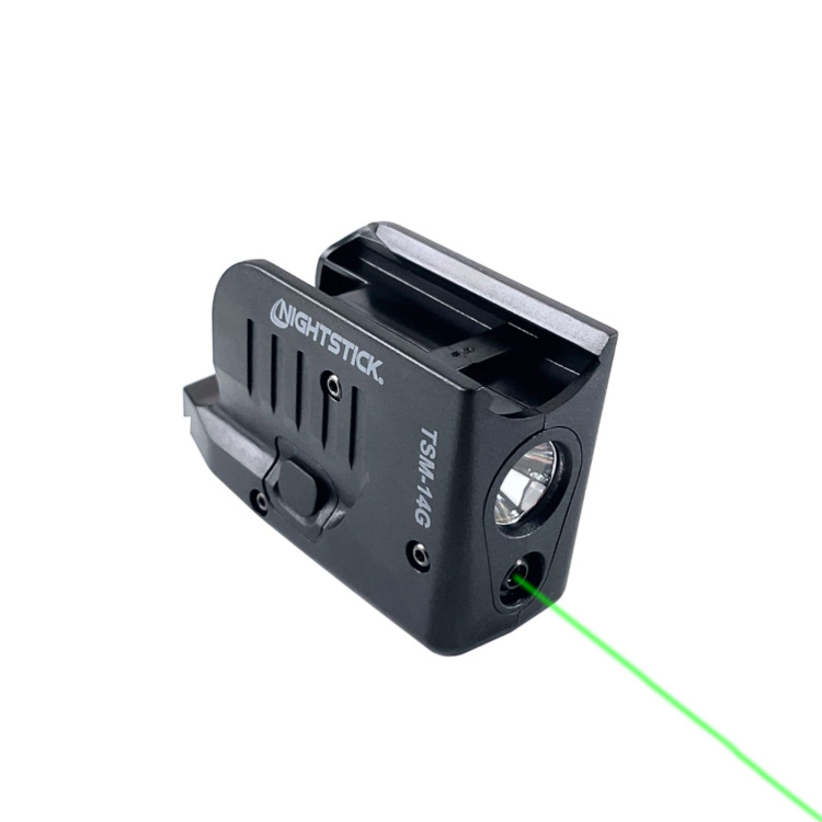Svítilna TSM-14G, zelený laser, pro pistole Glock 43X a 48, Nightstick
