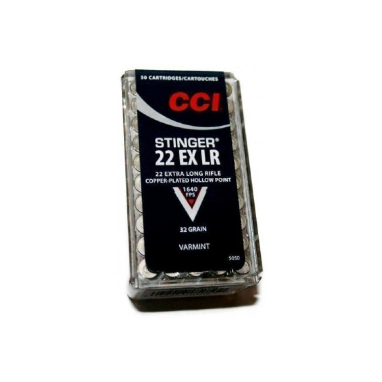 Malorážkové náboje 22 LR Stinger CPHP Hyper Velocity, 32 gr, 50 ks, CCI