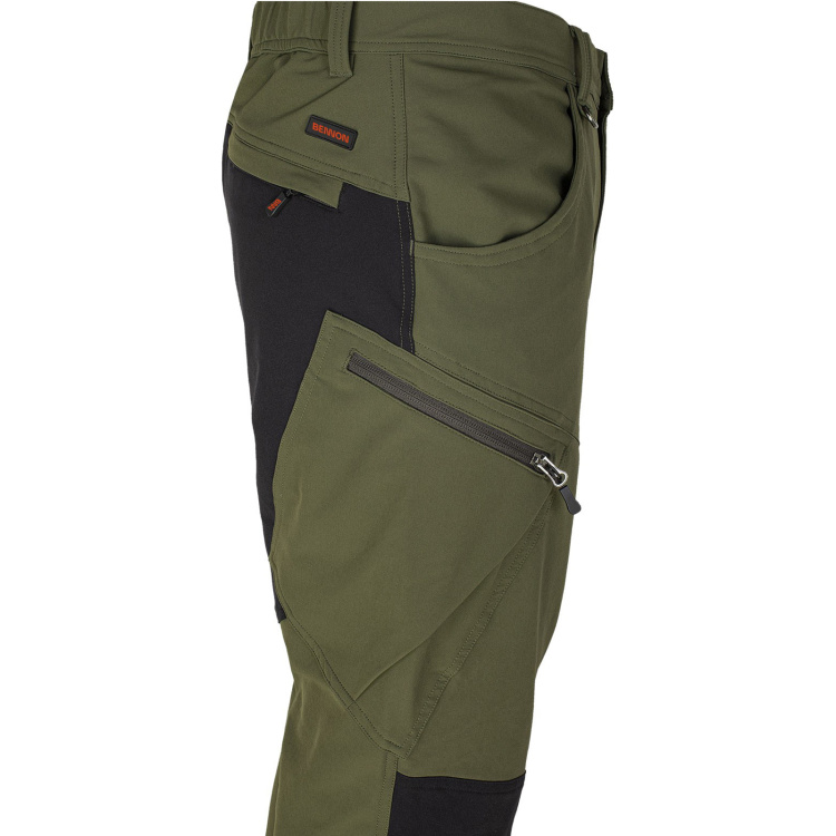 Outdoorové kalhoty Fobos, Promacher, Zelená/Černá