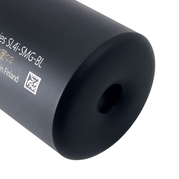 Tlumič hluku Ase Utra SL4i-SMG-BL, 9 mm Luger, bez úsťové brzdy, černý Cerakote