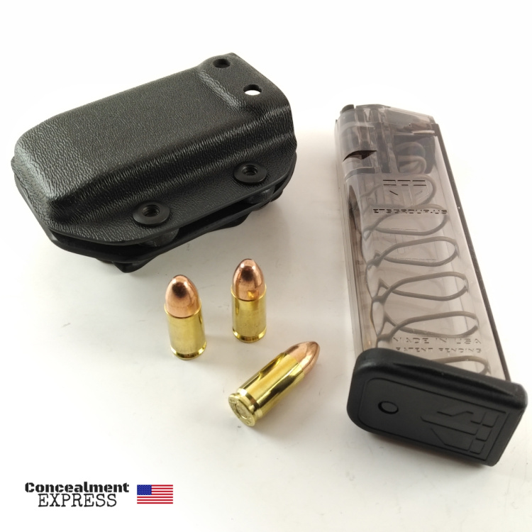 Kydexové pouzdro pro zásobník Glock, černé, Concealment Express