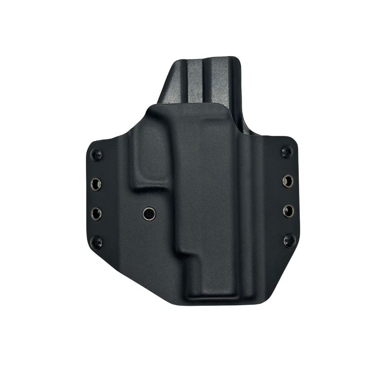 Kydex pouzdro pro Glock 48 Rail, vnější, pravé, pol. swtg., černé, průvlek 45 mm, RH Holsters