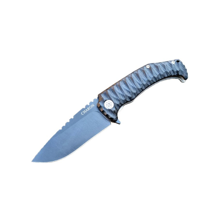 Zavírací nůž Cháron, Dachs Knives, černý