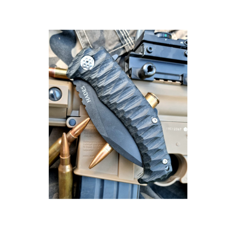 Zavírací nůž Hades, Dachs Knives, černý