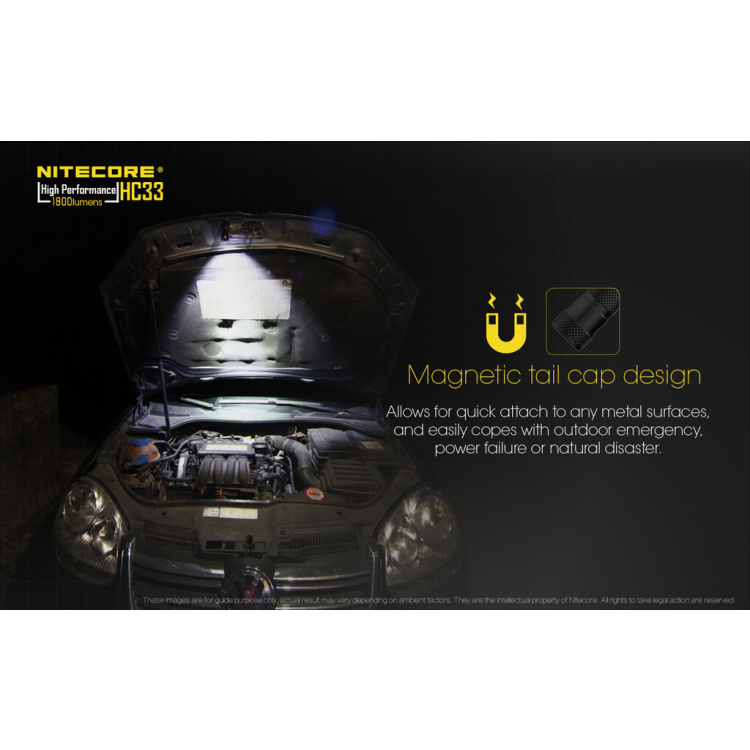 Čelovka HC33, Nitecore, 1800 lm