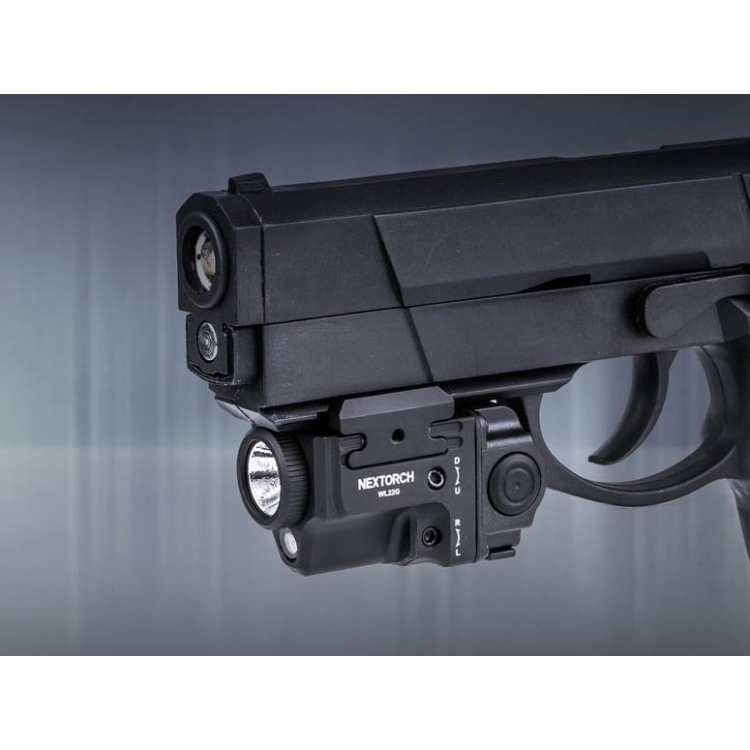 Pistolová svítilna Nextorch WL22R, s laserem