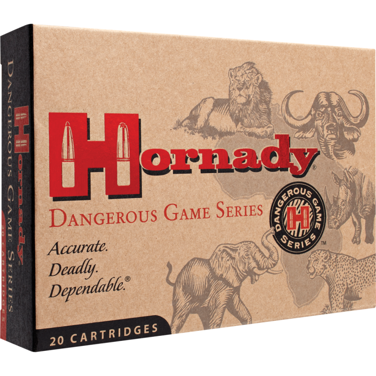 Puškové náboje 9,3x74R SP-RP, Hornady,  Dangerous Game Series, 285 gr, 20 ks