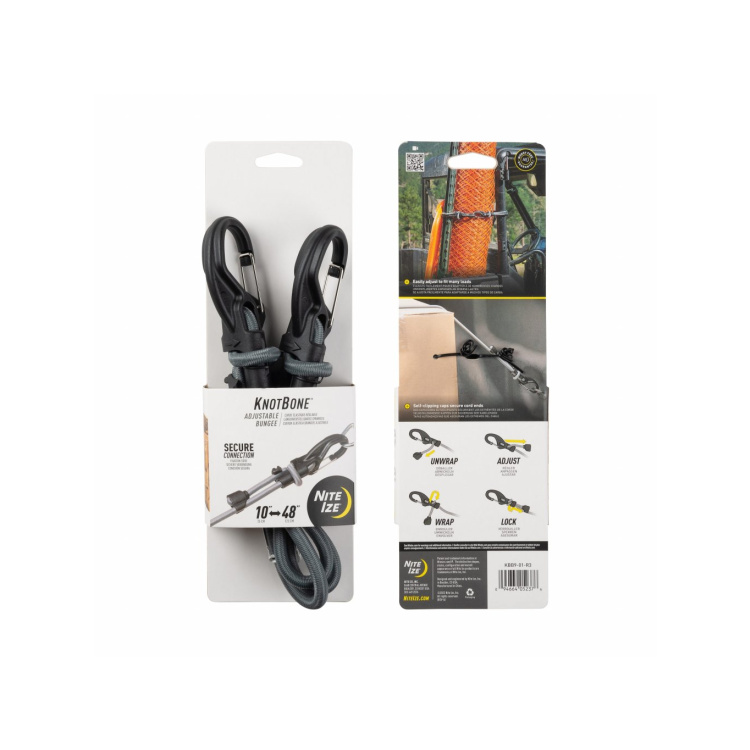 Nastavitelný gumicuk s karabinou Knotbone Adjustable Bungee, Nite Ize