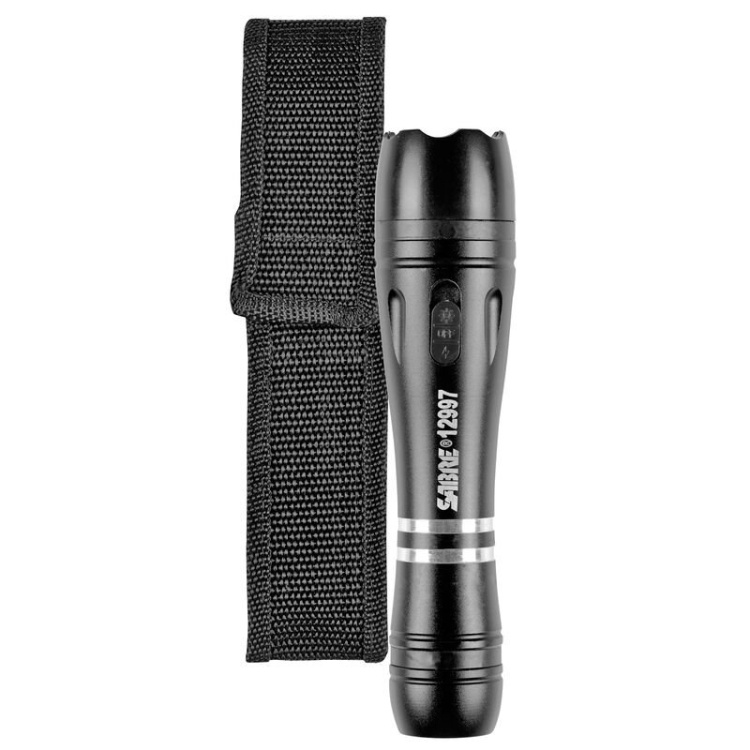 Paralyzér s LED svítilnou, Sabre Red, Černá