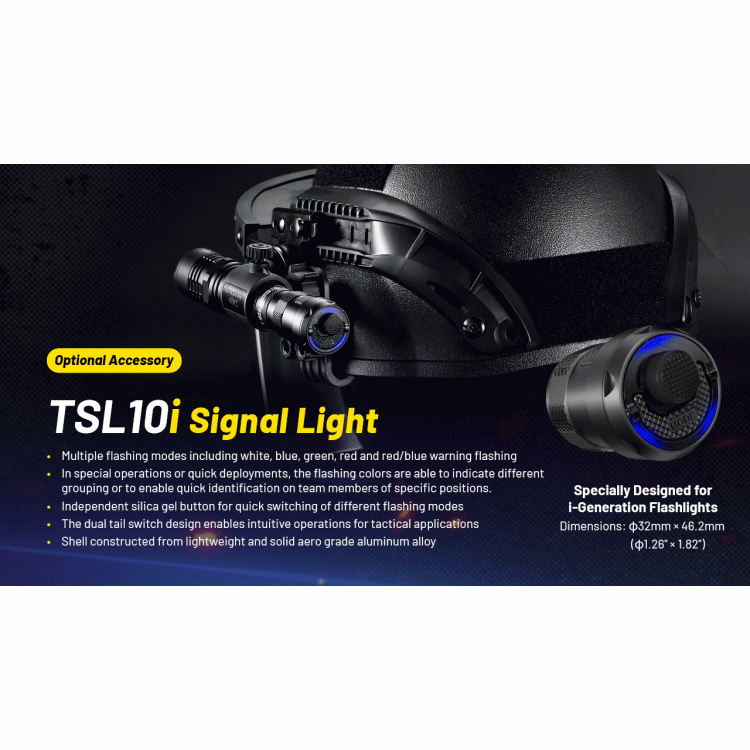 Taktická svítilna P23i Luminus SFT-70 LED, Nitecore, 3000 lm