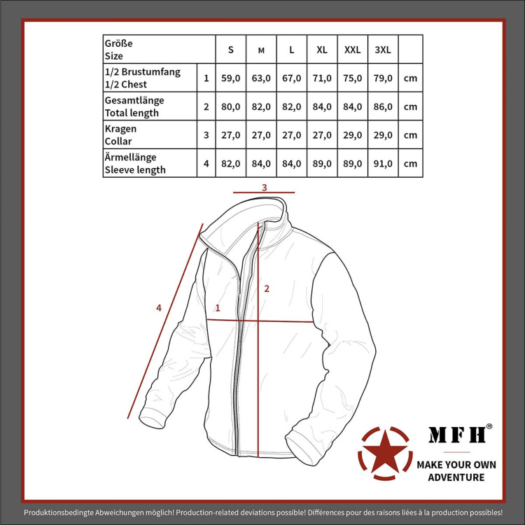 Bunda GB Thermal Jacket, MFH, oboustranná