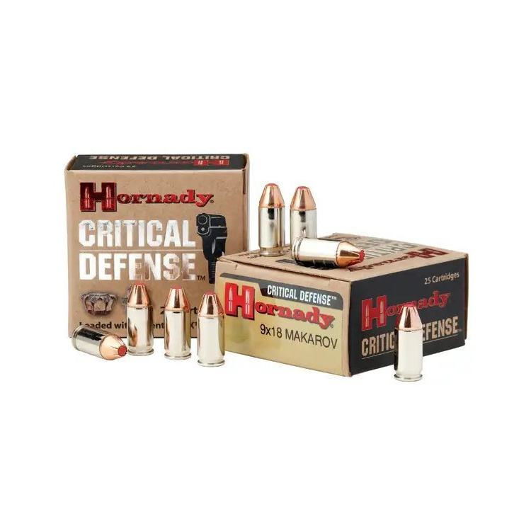 Revolverové náboje 357 Magnum Critical Defense FTX, 125 gr, 25 ks, Hornady