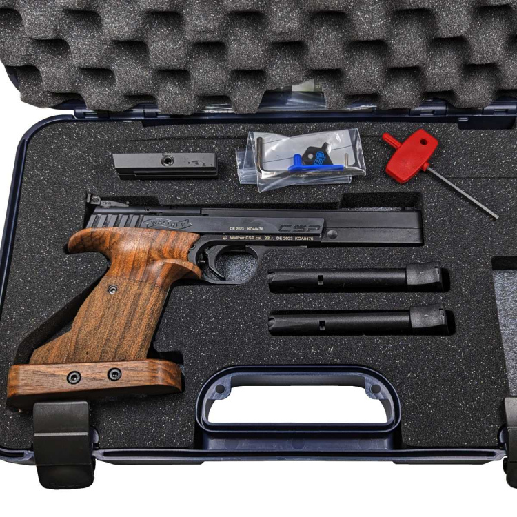 Pistole Walther CSP Expert Walnut, 22 LR