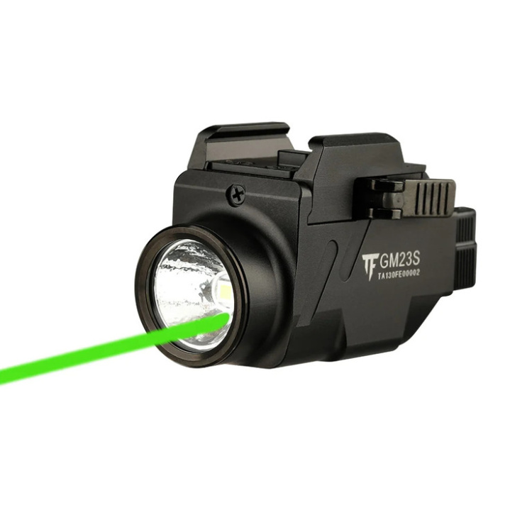 Podvěsná svítilna GM23S, Trustfire, 800 lm, zelený laser, nabíjecí