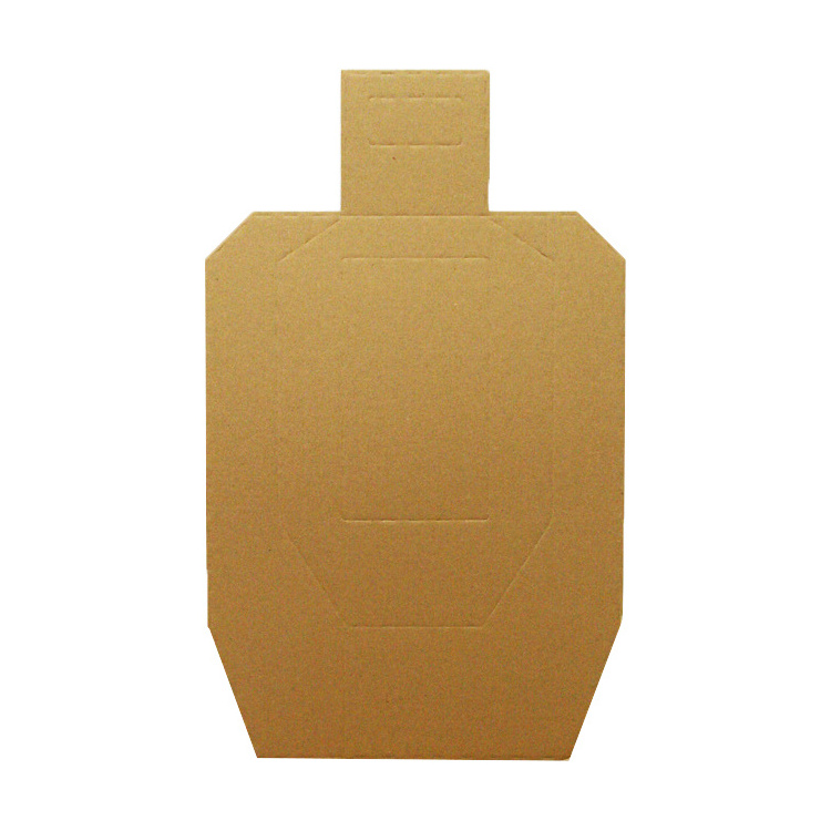 Terč IDPA, 4SHOOTERS, hnědý, 50 ks