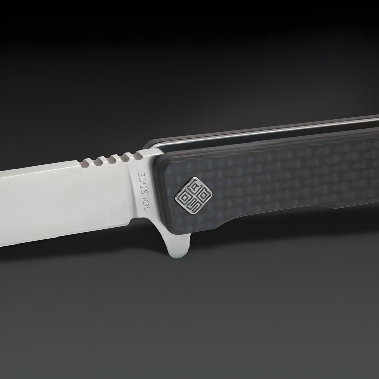 Zavírací nůž Solstice, Carbon Fiber + Satin, OCASO