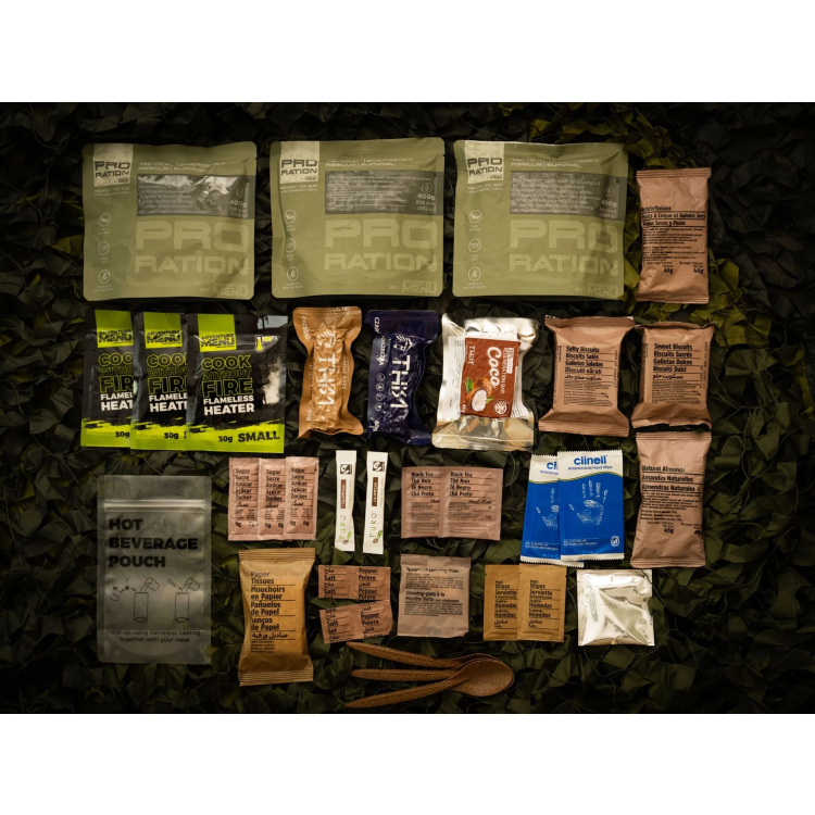 MRE Ultimate Tactical Ration, Full Day, PRO-RATION - Full Day Menu 3