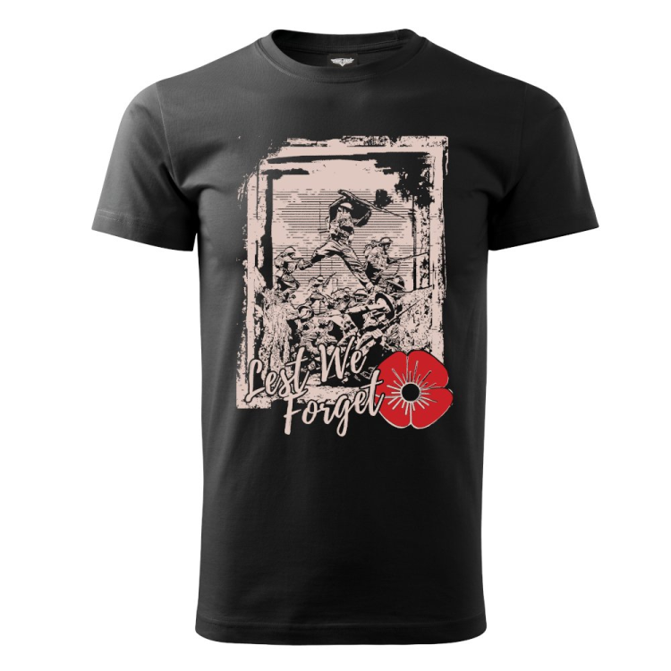 Army triko Lest We Forget - Abychom nezapomněli, Mars &amp; Arms