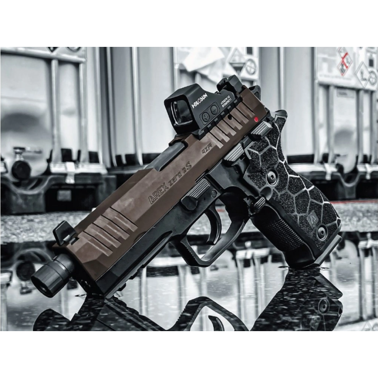 Pistole samonabíjecí AREX ZERO 2 Standard Tactical, 9 mm Luger, FDE