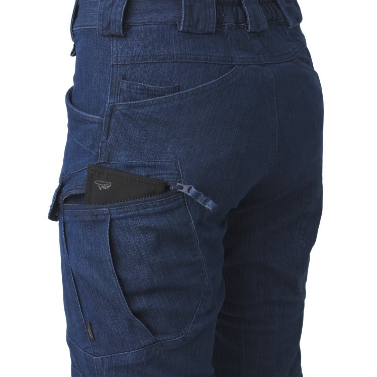 Kalhoty Urban Tactical Pants - Denim Stretch, Helikon, Marine Blue