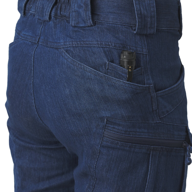 Kalhoty Urban Tactical Pants - Denim Stretch, Helikon, Marine Blue