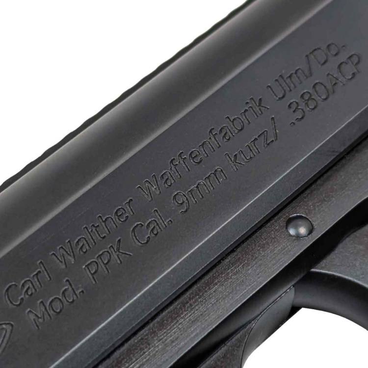 Pistole Walther PPK, 9 mm Browning, Černá