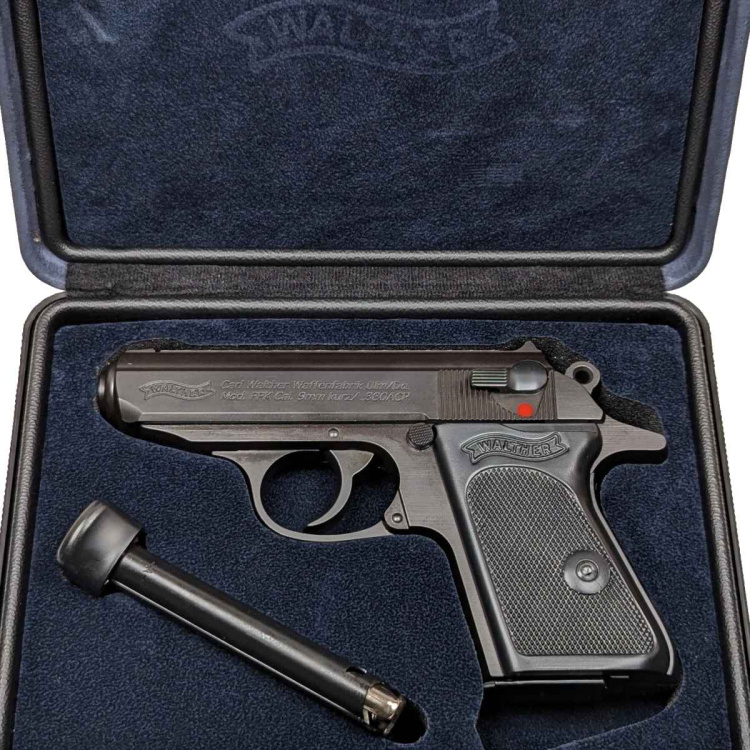 Pistole Walther PPK, 9 mm Browning, Černá
