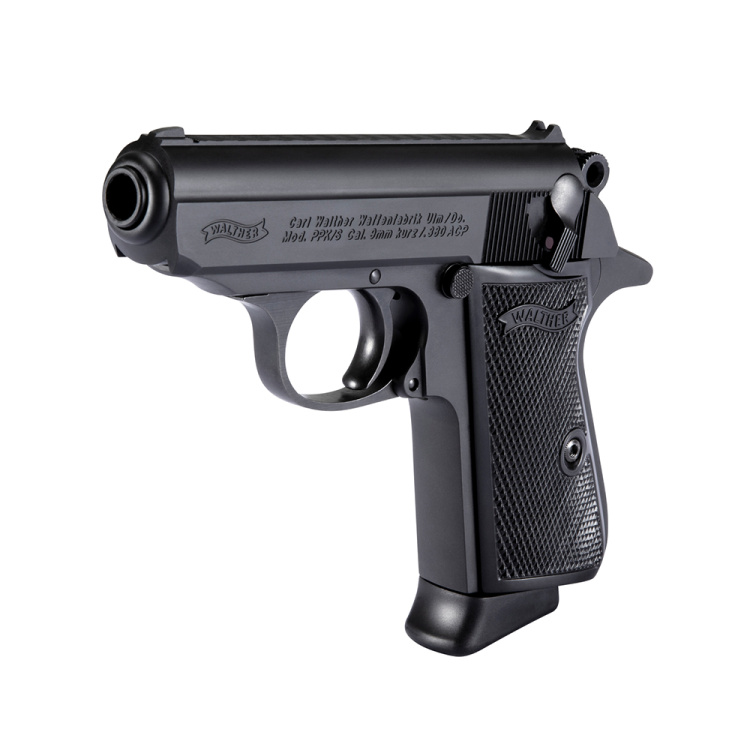 Pistole Walther PPK/S, 9 mm Browning, Černá