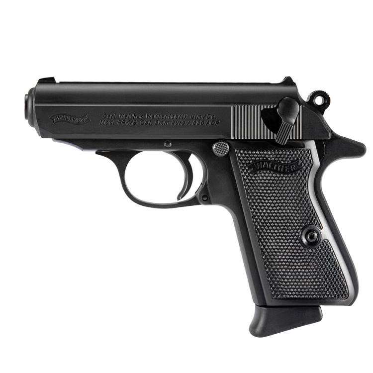 Pistole Walther PPK/S, 9 mm Browning, Černá