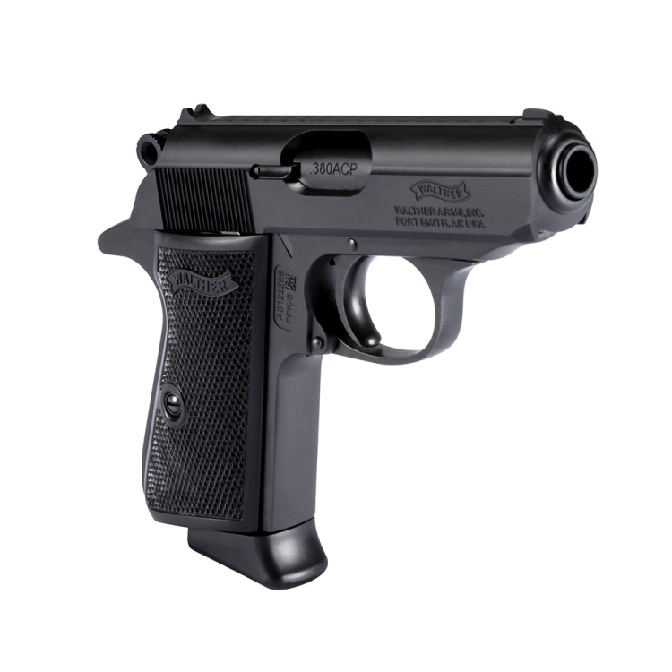 Pistole Walther PPK/S, 9 mm Browning, Černá