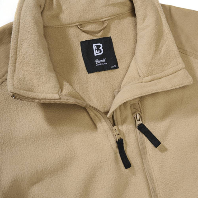 Mikina Fleece Troyer Ripstop, Brandit
