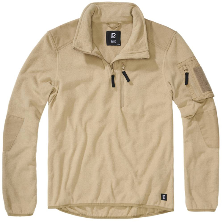 Mikina Fleece Troyer Ripstop, Brandit