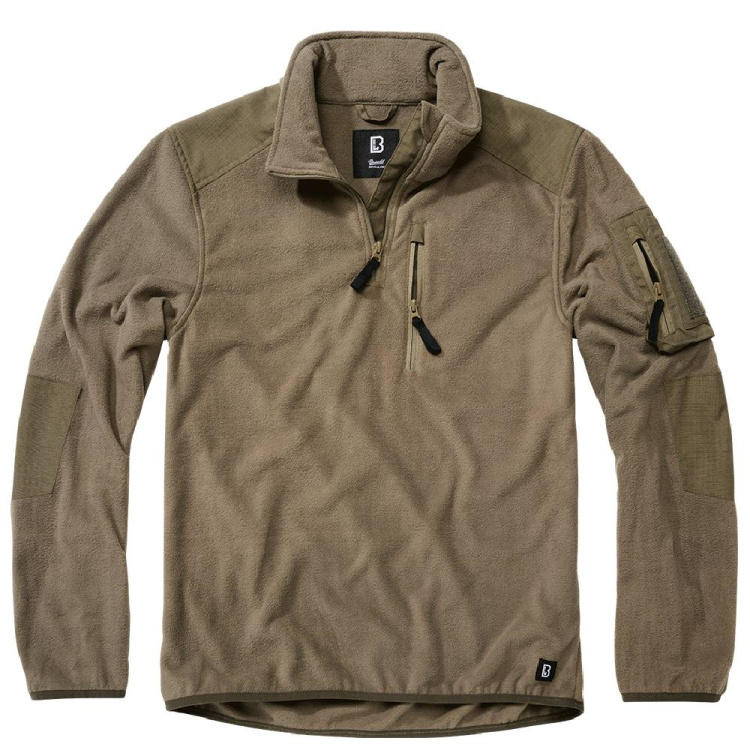 Mikina Fleece Troyer Ripstop, Brandit