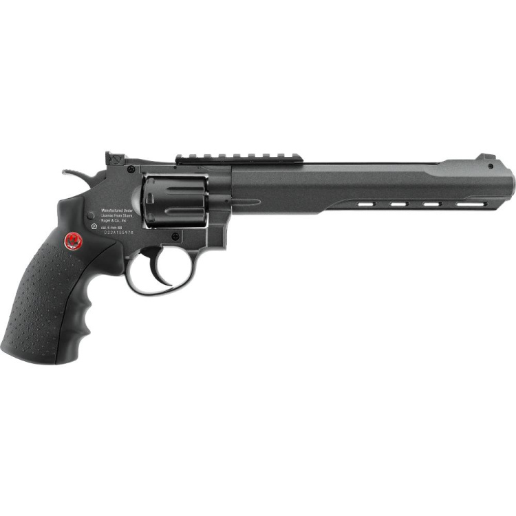 Airsoftový Revolver Ruger SuperHawk 8", černý, CO2, Umarex