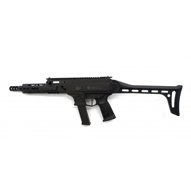 Samonabíjecí pistole Grand Power Stribog SR9A3G Gen 2, 9 mm Luger, 10”, sklopná pažba