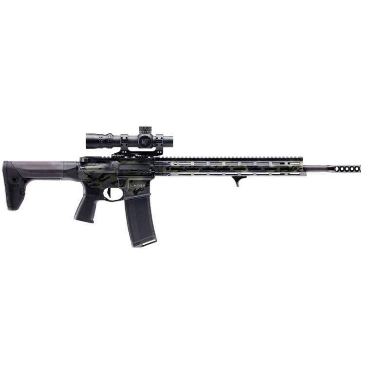 Samonabíjecí puška DDM4 V 7 Pro DARK ACES, puškohled Nightforce 1-8x24 ATACR, 223 Rem., 18"