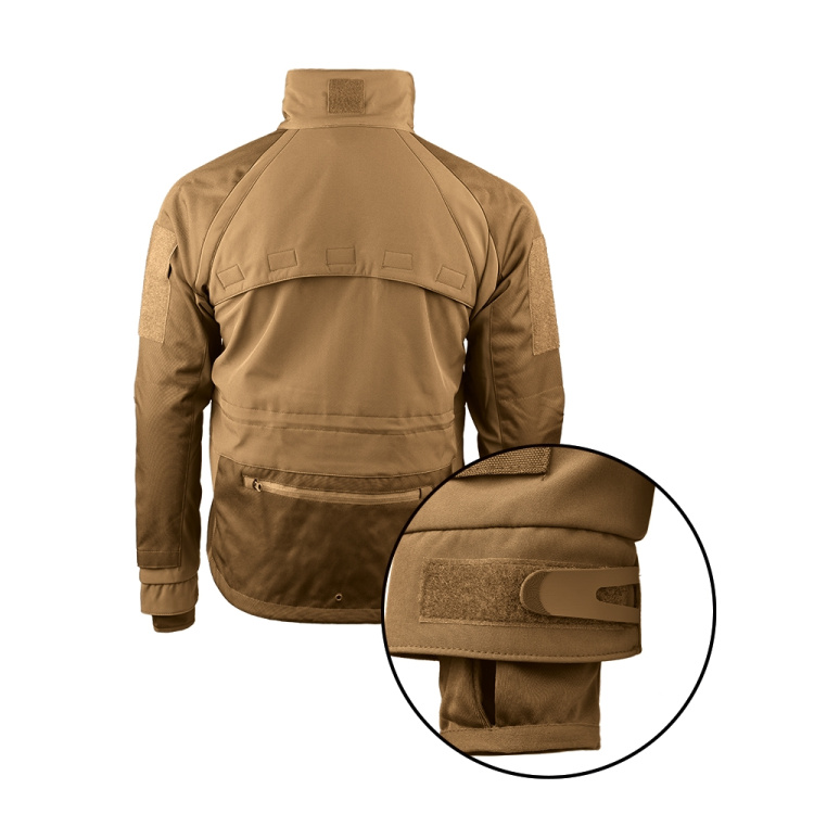Pánská softshellová bunda Mil-Tec Plus, Coyote