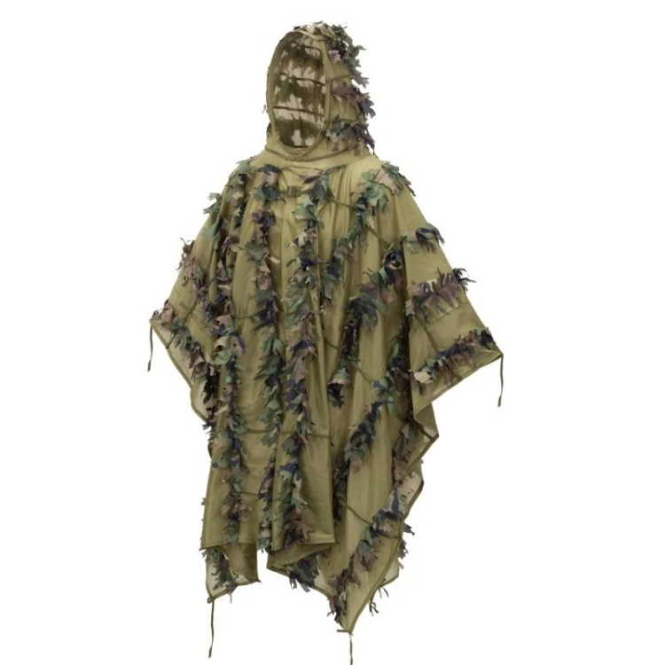 Maskovací pončo Leaf Ghillie Poncho®, Helikon